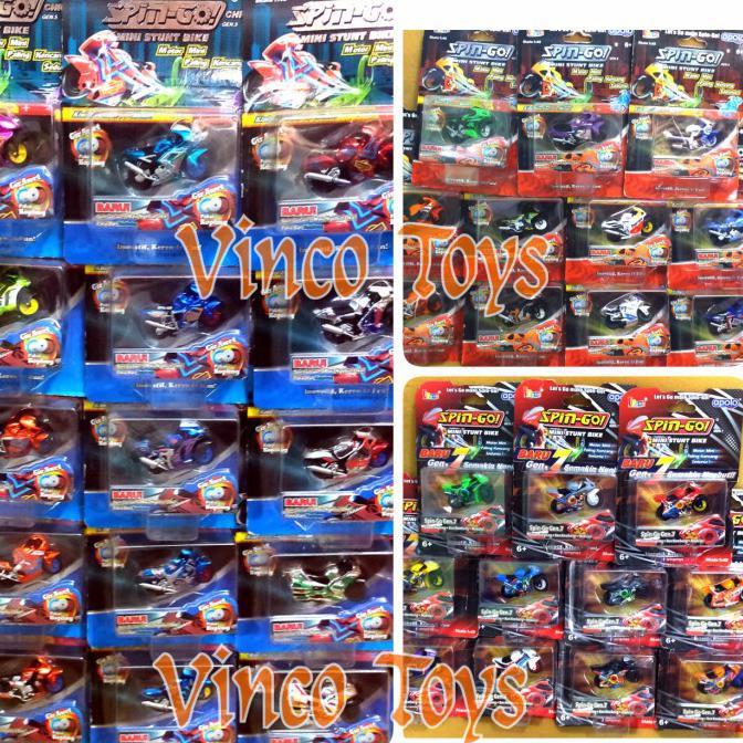 Buruan Beli] Motor Mainan Spin-Go/Mainan Motor Balap Murah - Gen 5 Chrome