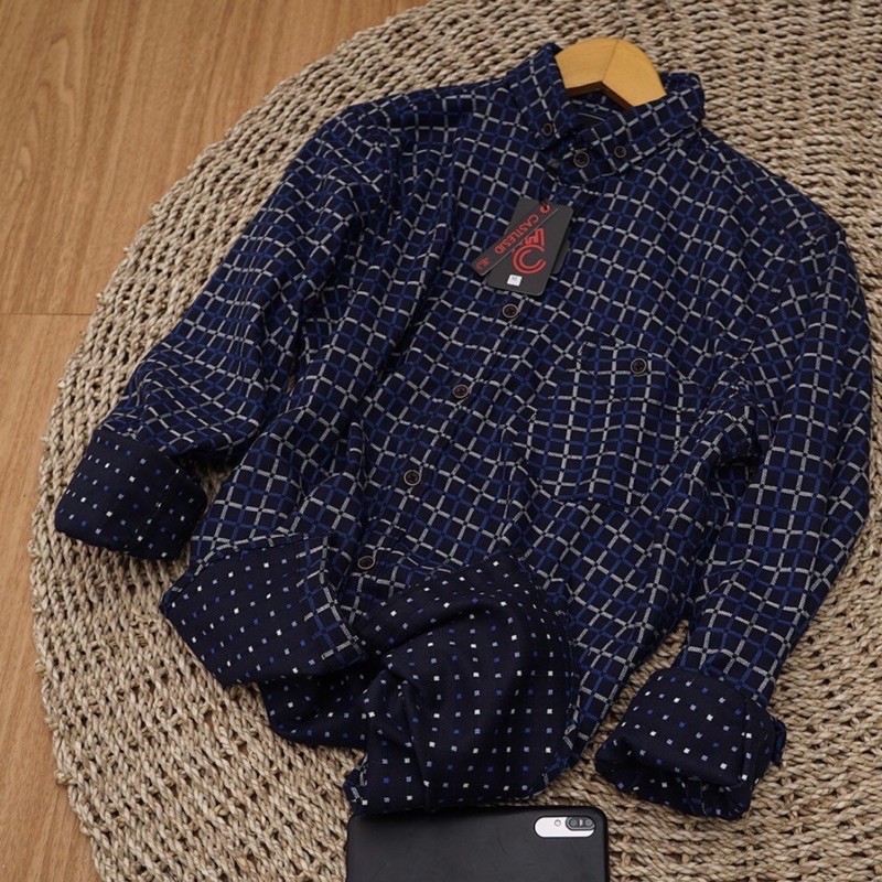 KEMEJA PRIA KOTAK KOTAK LENGAN PANJANG PREMIUM ORIGINAL PRODUK