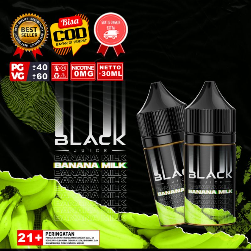 TERBARU PROMO LIIIQQUUIIDDSS FREEEBAASEE 0MG 60ML RASA BANANA MILK