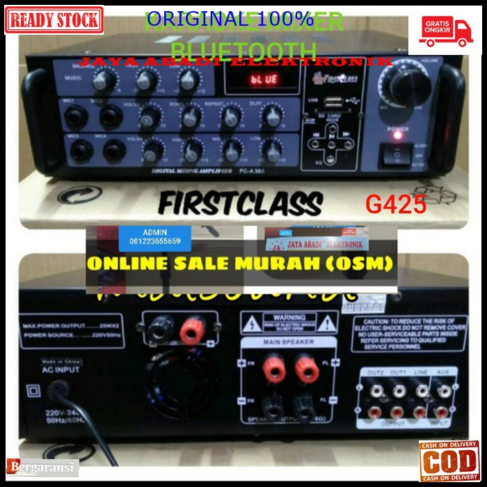 ORI 100% firstclass digital echo power ampli mixerG425  digital echo power ampli mixer mixing G425 O
