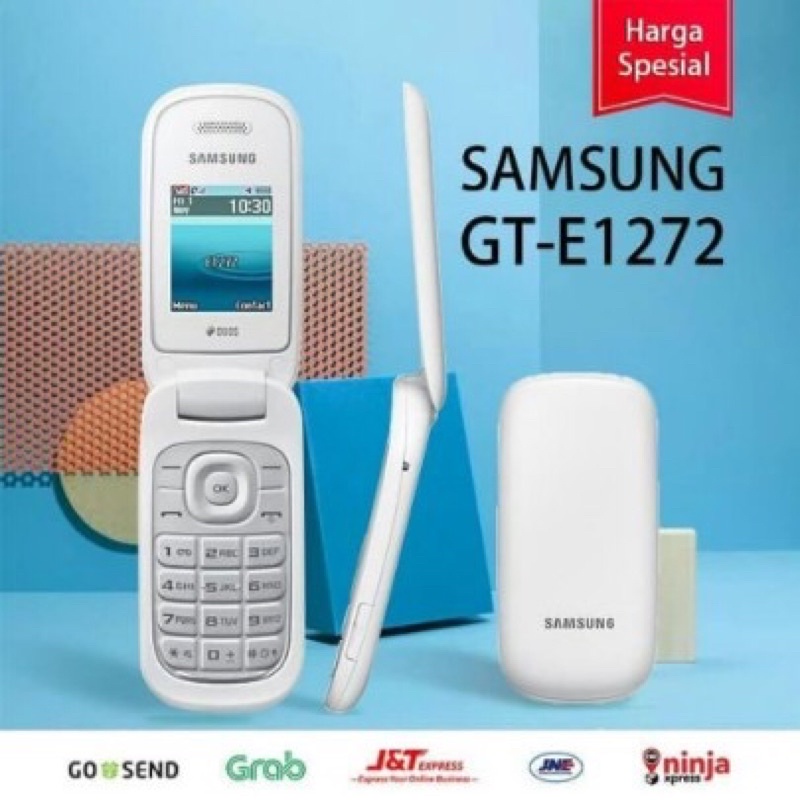 Handphone Samsung Lipat 1272 Merah Putih Hitam