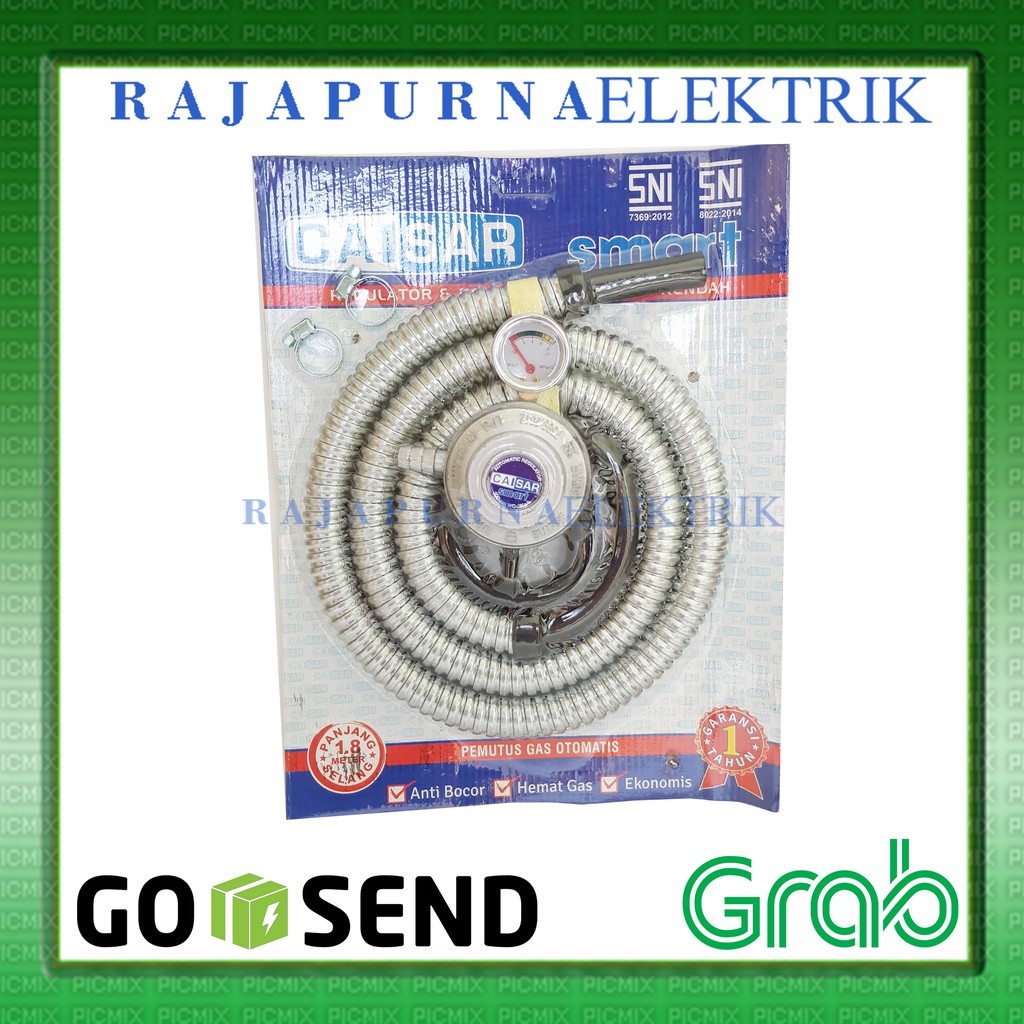 Selang paket gas CAISAR / selang+regulator gas CAISAR SNI