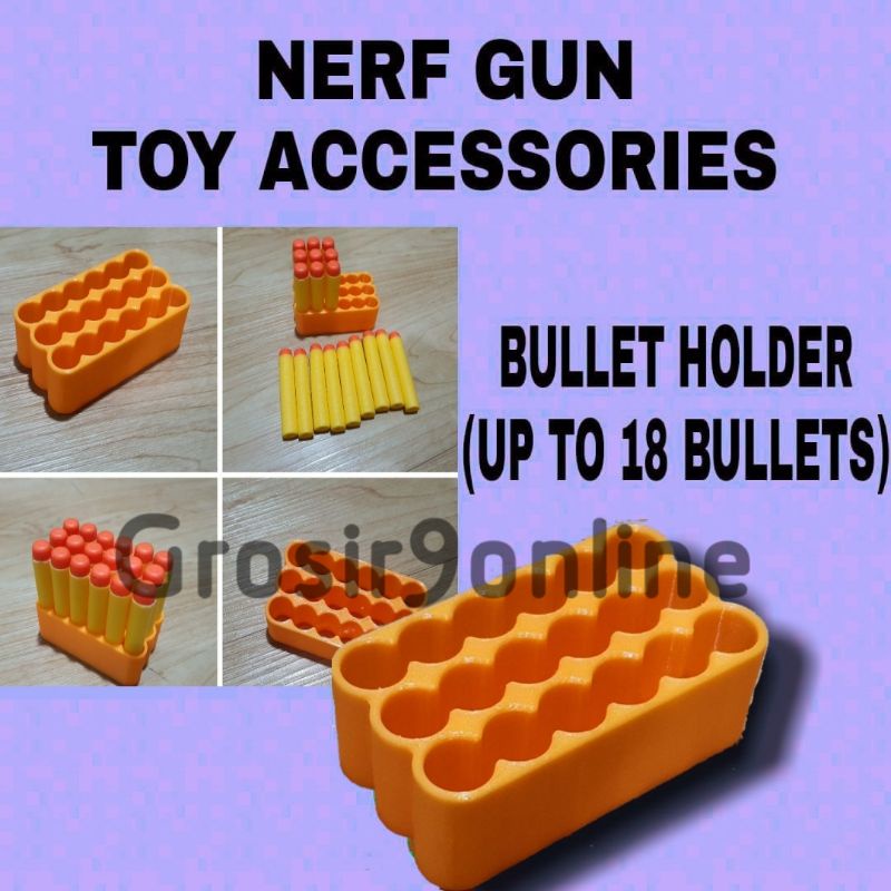 Jual nerf gun bullet holder soft dart holder peluru nerf holder