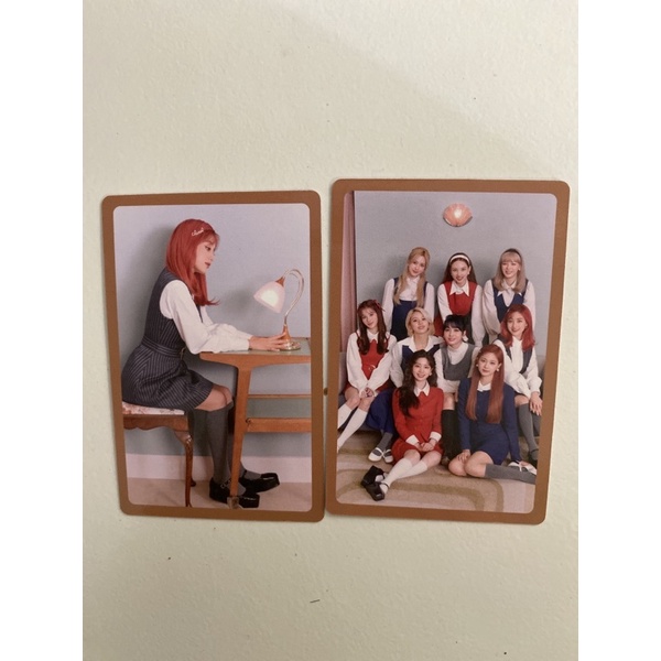 Photocard TWICE Jihyo & Saida