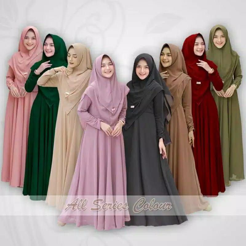 gamis mayra set khimar