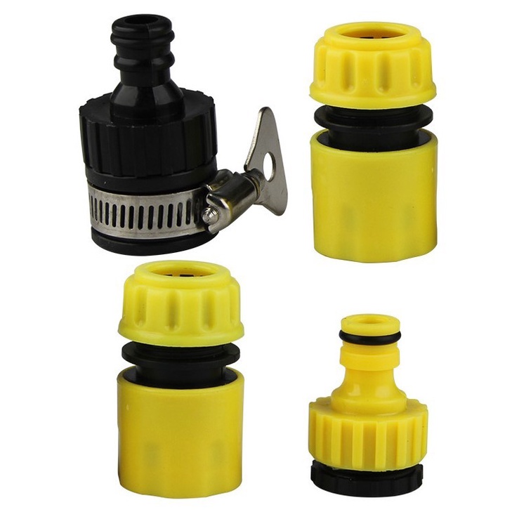 MAXPUMP PISTOL KUNING Penyemprot pistol air tanaman Selang 1/2 inch dan 5/8 kebun semprotan kuning sprinkel air gun