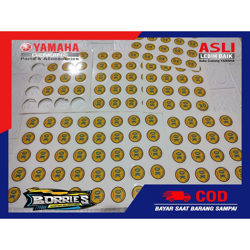 STIKER OK YAMAHA RX KING TERLARIS Bahan Lokal