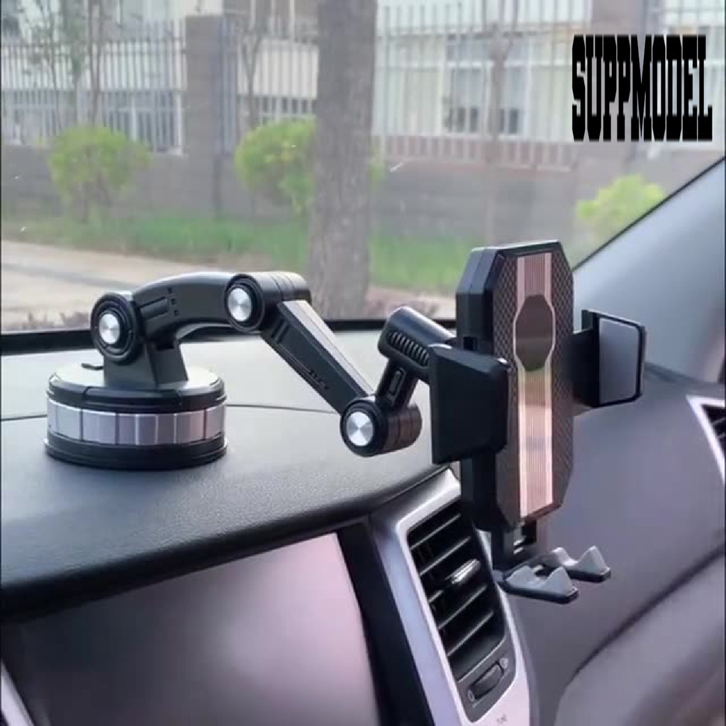 Bracket Dudukan Handphone Multifungsi Adjustable Anti slip Untuk Dashboard Mobil SUV