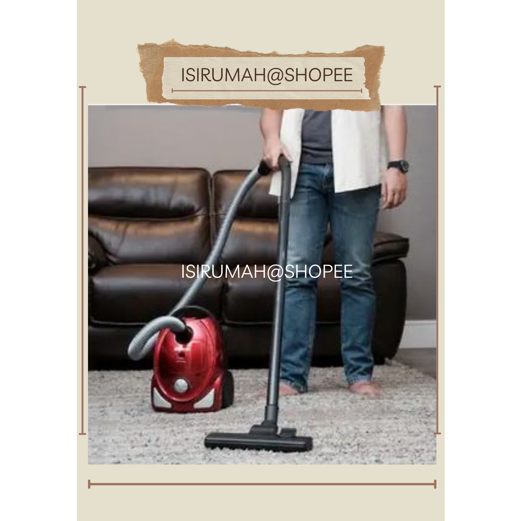 Krisbow Penghisap Debu Kering Merah Dry Vacuum Cleaner Penyedot Debu