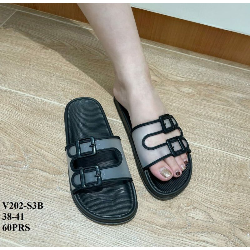 12.12 Sale Sandal Jelly Import Wanita Casual V202