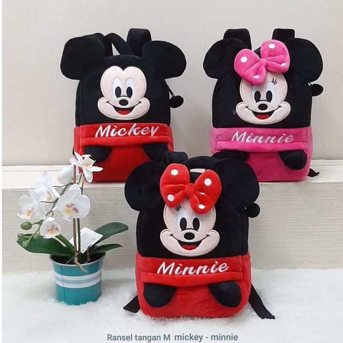 Tas Ransel Sekolah Anak Miki Mini Size M/Backpack/Ransel Karakter mickey