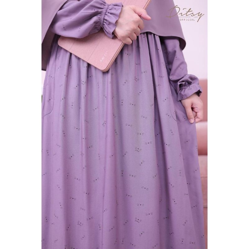 baju gamis wanita dress muslim terbaru Gamis Nightgown Ditsy Original by Ditsy baju gamis wanita ter