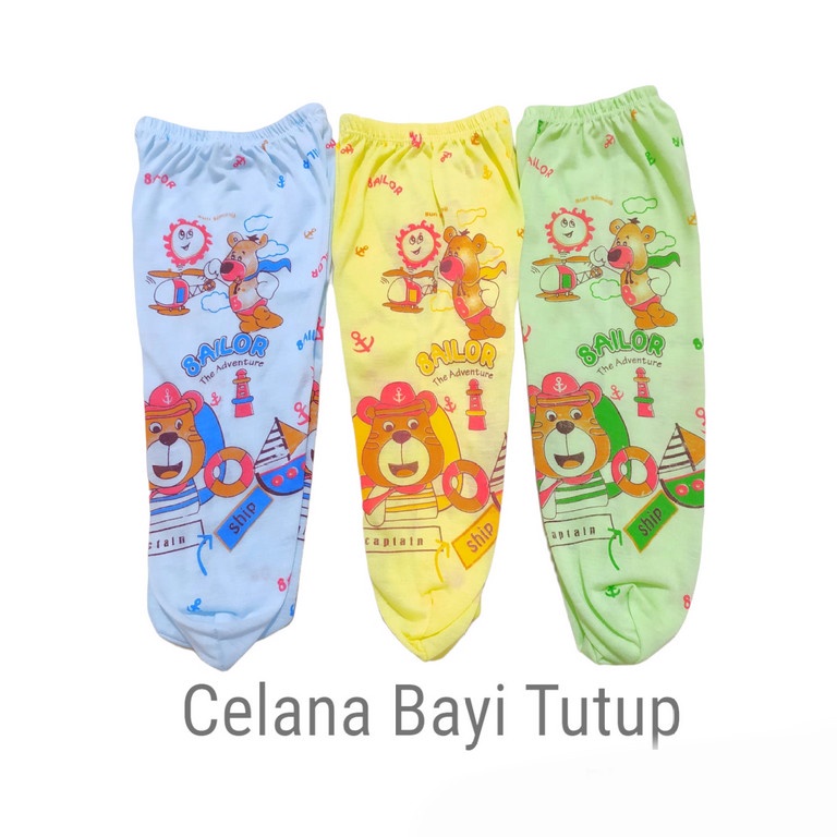 Celana Panjang Tutup Kak Size Newborn |3pcs|