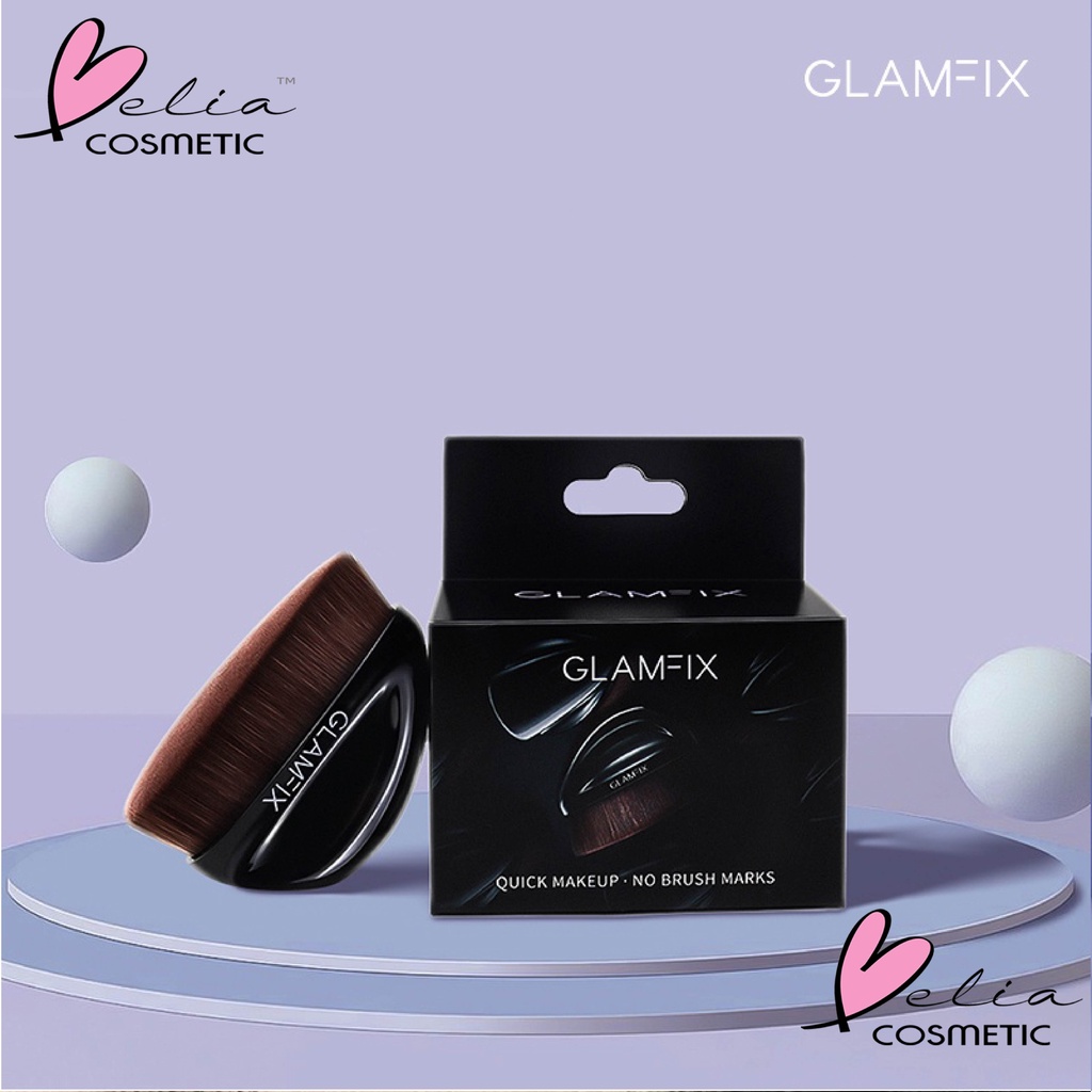 ❤ BELIA ❤ GLAMFIX Iron Brush | Foundation Brush Make Up FREE Cover | GLAM FIX Alat Kecantikan