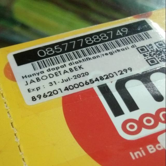 Nomor cAntik indosat 085 777 888 749 murah