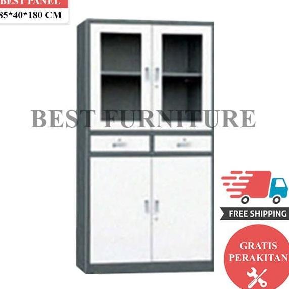 

Best Lemari Arsip Besi 2 Pintu LA-2004 uk 85x40x180