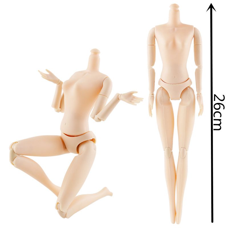 Mary 12inch DIY Untuk Kit Boneka Mainan Figure Joint Nude Untuk Bagian Tubuh Boneka Komunikasi Populer