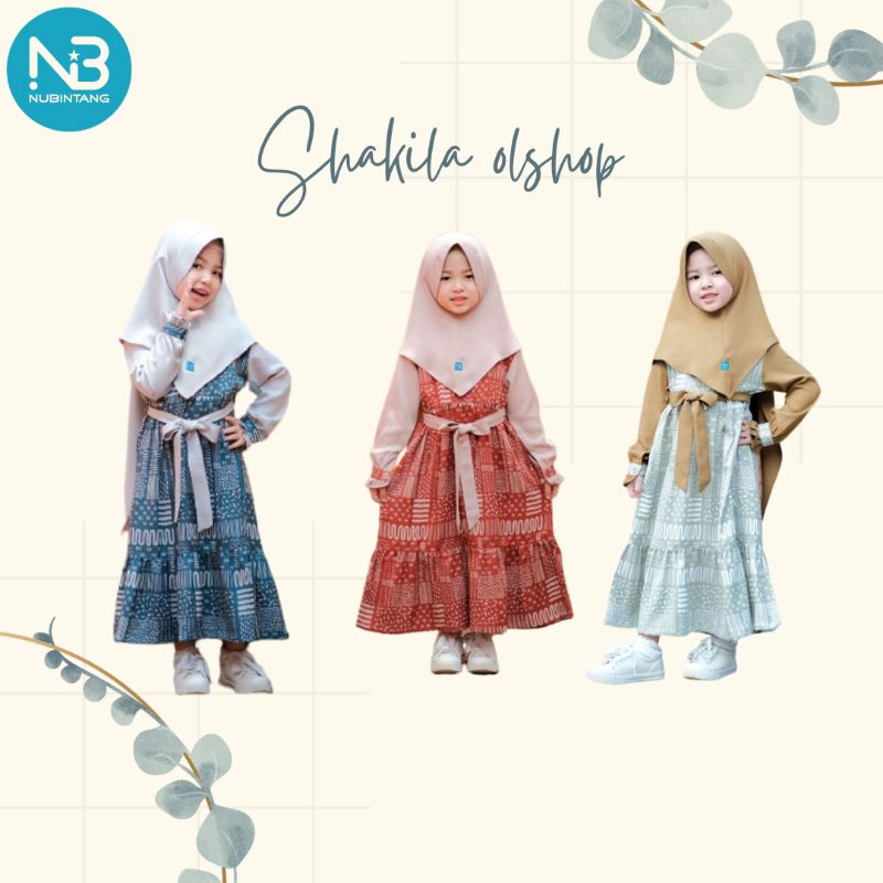 gamis Humaira Nubi BAP KIDS gamis anak murah