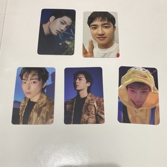 Xiumin D.O Kyungsoo Kai Photocard Season Greetings 2022 KTown Don’t Fight the Feeling DFTF Rose EXO 