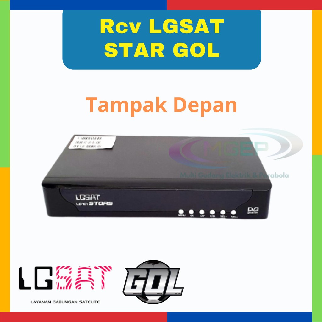 Receiver Lgsat Star 101 GOL Garmedia Free MNC GRUP &amp; voucher 50 rb inject