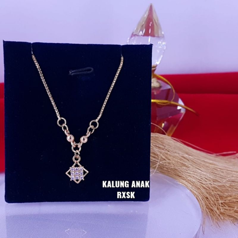 Kalung anak dan dewasa ,anti karat,anti alergi,bahan rhodium,cocok kado atau dipake sehari hari