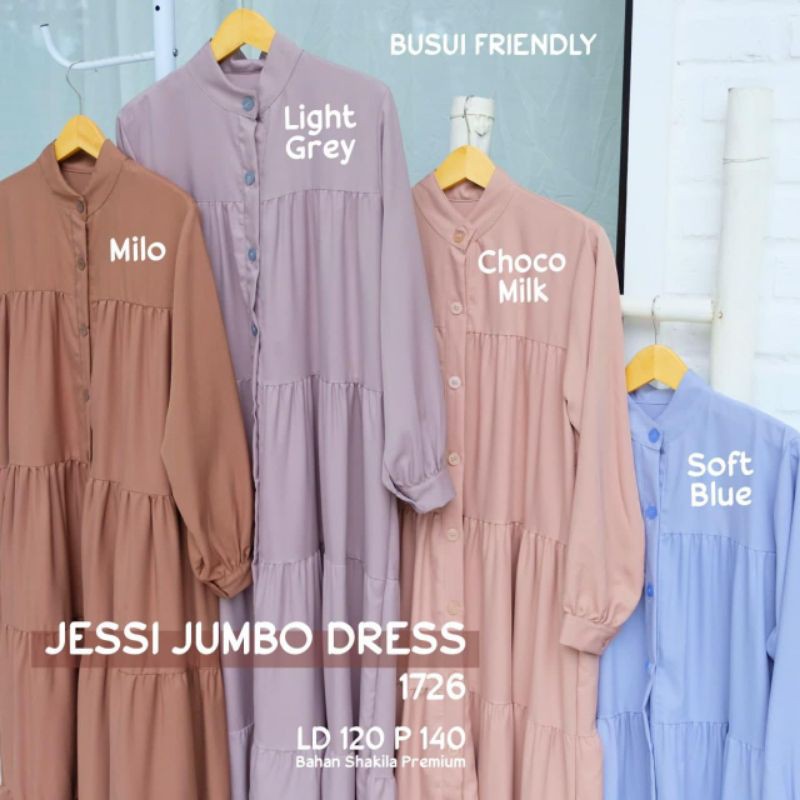 JESSI JUMBO DRESS / DRESS JUMBO / JUMBO SIZE