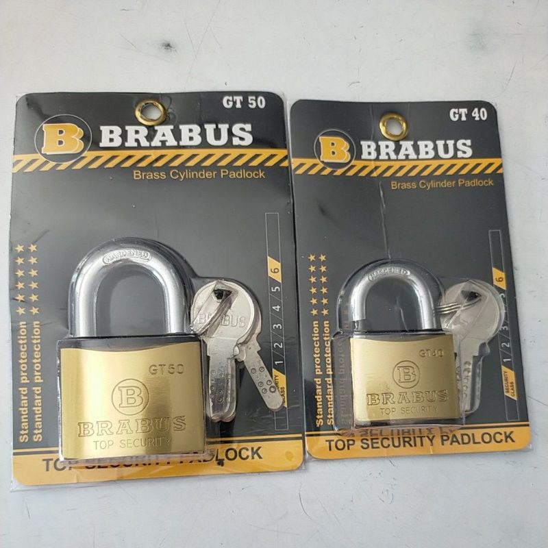 Gembok Kuningan Brabus ATS 50 mm, gembok pagar, gembok komputer digital