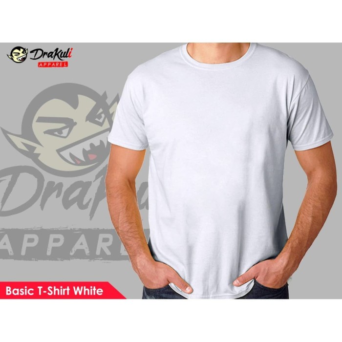 Drakuli Apparel Basic T Shirt - White