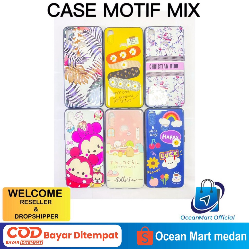 Case HP Motif Mix Samsung A10s Softcase Handphone Full Aneka Gambar Aksesoris Handphone HP OCEANMART OCEAN MART Murah Grosir