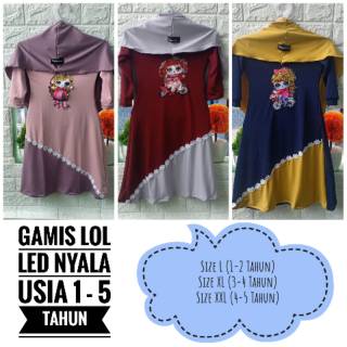 GAMIS ANAK SET HIJAB LOL 1 4TH NYALA MURAH Shopee Indonesia GAMIS ANAK SET HIJAB LOL 1 4TH NYALA MURAH Shopee Indonesia