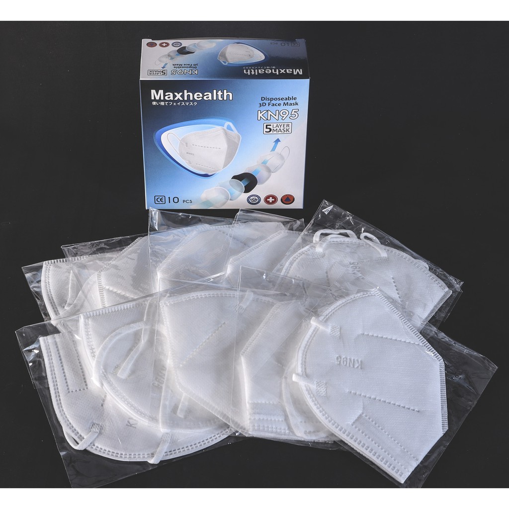 Masker KN95 Maxhealth 5ply Medical Grade Personal Pack Ecer / Box 0696 / 1PCS