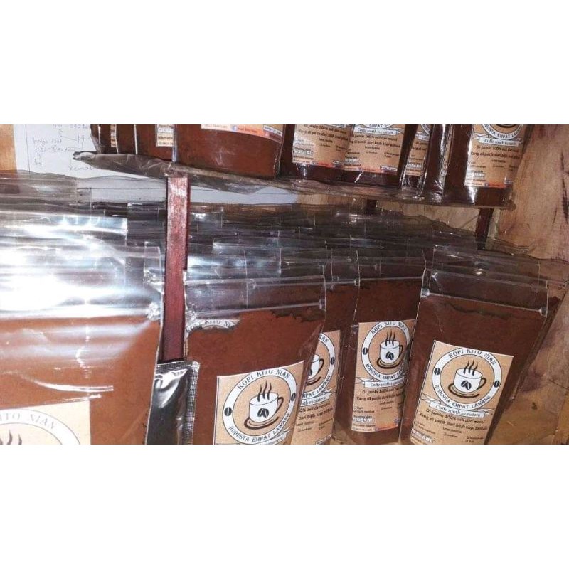 

bubuk kopi asli empat Lawang Sumatera Selatan ORIGINAL 100% Kopi langsung dari kebun sendiri