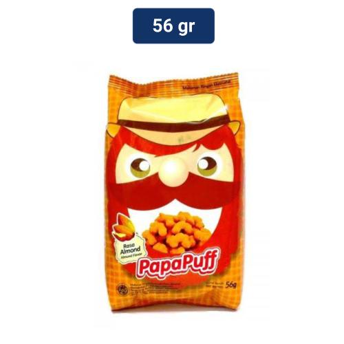 PapaPuff Popcorn Rasa Almond 56 gr