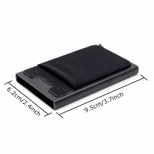 Dompet Pintar Credit Card Holder Metal case RFID + Slot Uang Kertas