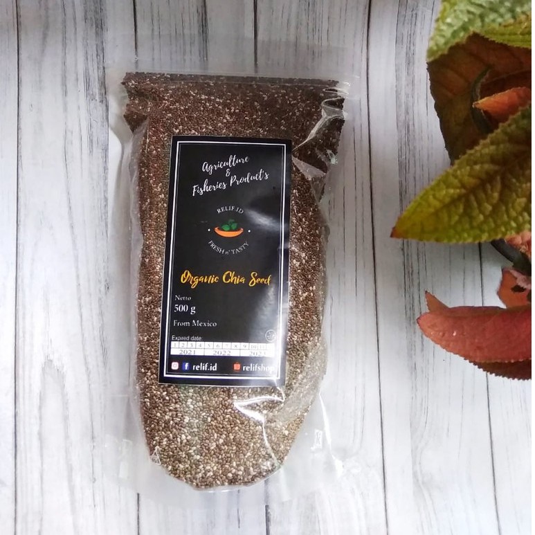 ORGANIC BLACK CHIA SEED MEXICO 500 GRAM