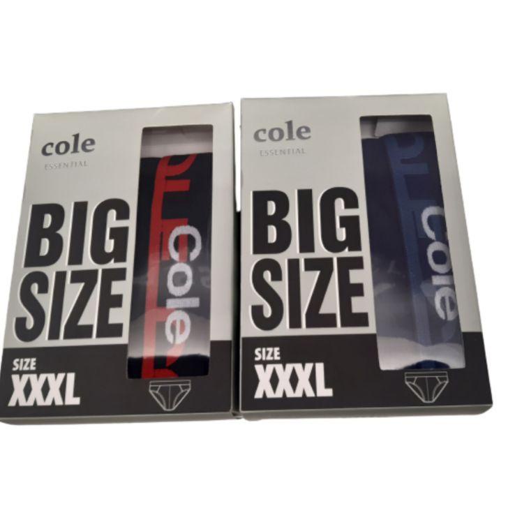Modern.. BOXER DAN BRIEF COLE ESSENTIAL BIG SIZE XXL XXXL