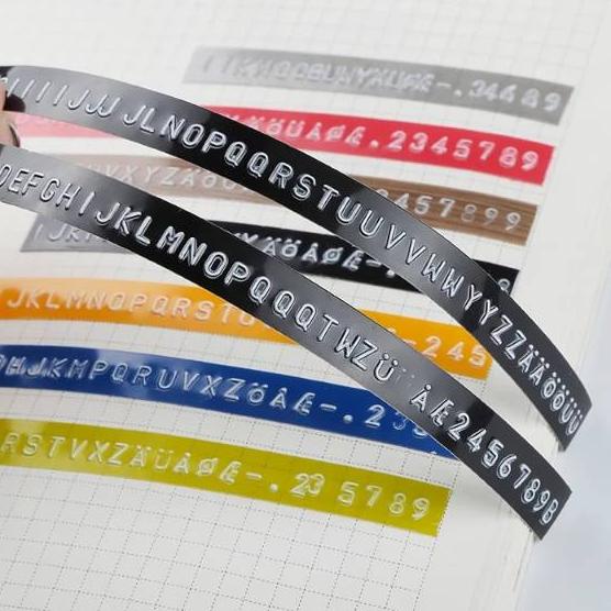 

Big Sale - CIDY / MOTEX emboss label tape ..