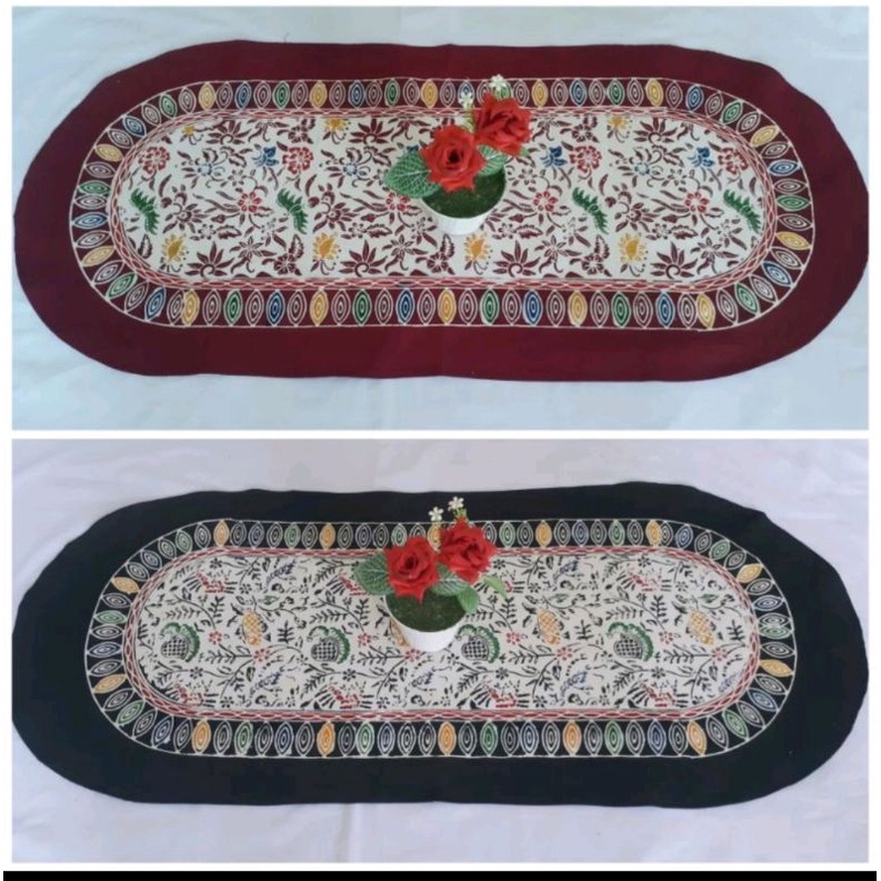 Taplak Meja Tamu Oval