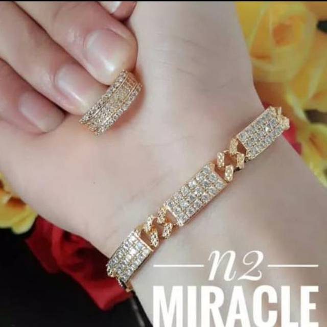 Xuping gelang cincin lapis emas 24k 1701