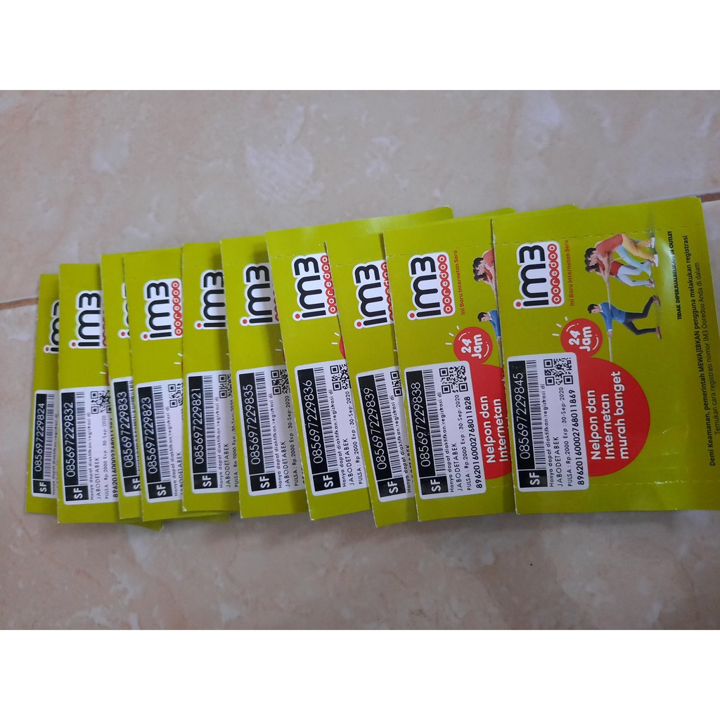 IM3 otp bekas mbak sopi