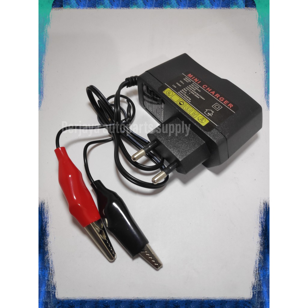 Charger aki mini 12V/ Alat Test Lampu