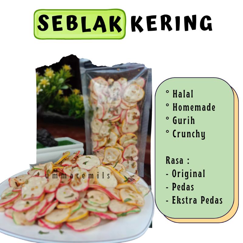 

[TERMURAH] SEBLAK KERING SEBRING 100 - 500 gram