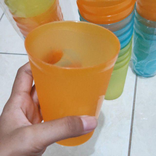 12 Pcs Gelas Plastik/ Gelas Murah/ Gelas Souvenir/ Gelas Pesta