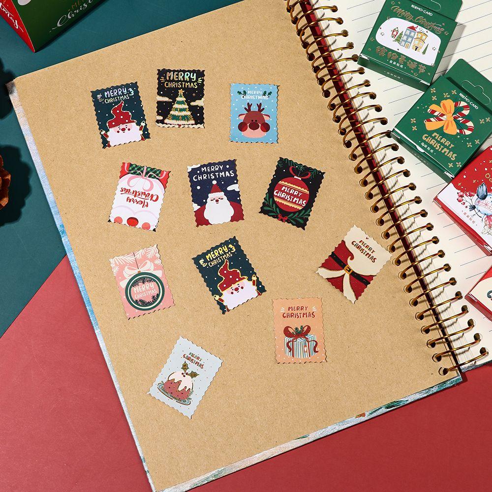 Preva 46pcs Stiker Merry Christmas Untuk Dekorasi Scrapbook DIY