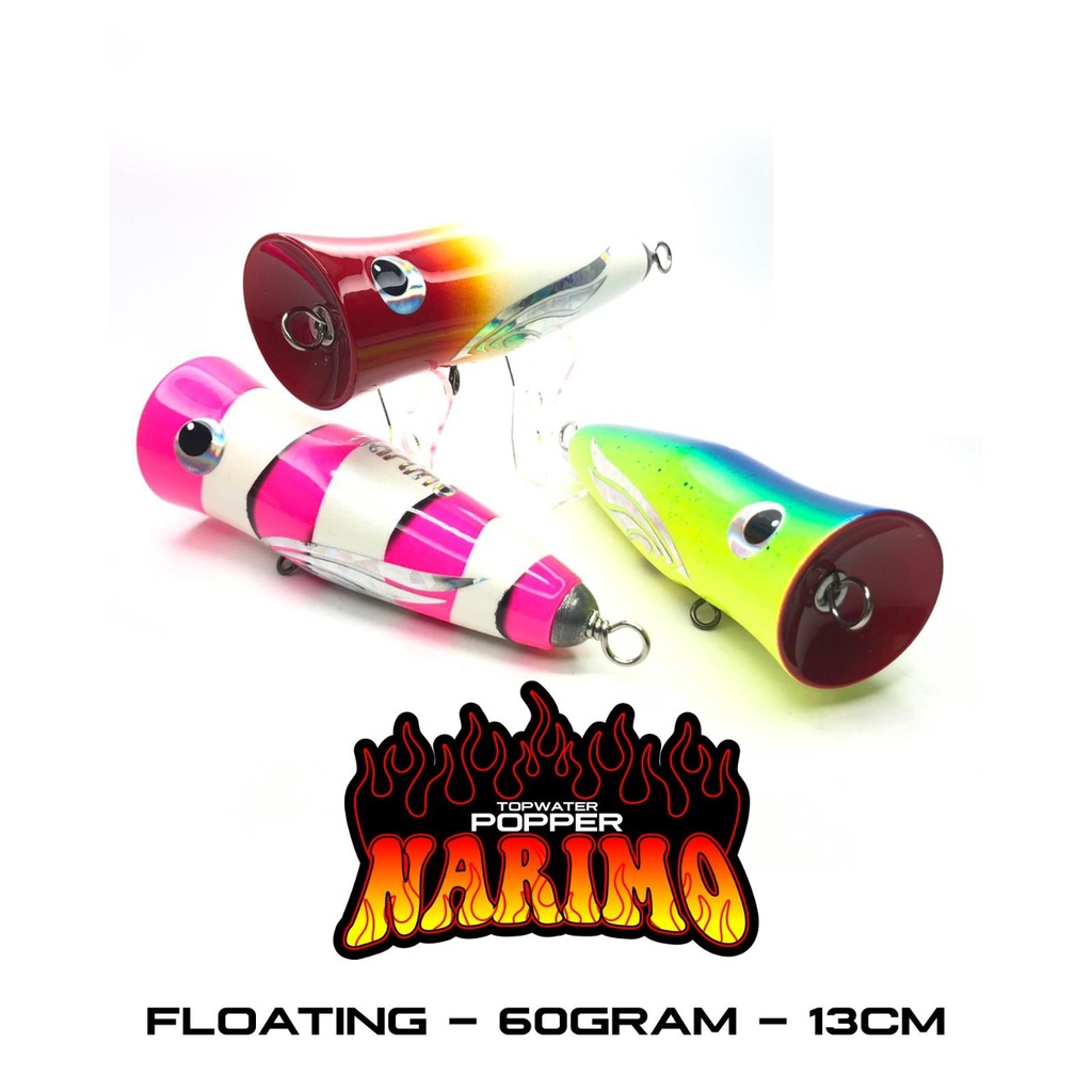 Umpan Lure Popper Narimo 60gr The Angler Series