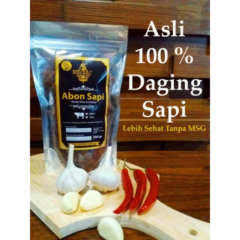 

[TANPA PENGAWET] Abon sapi & ayam Wayang (100gr)