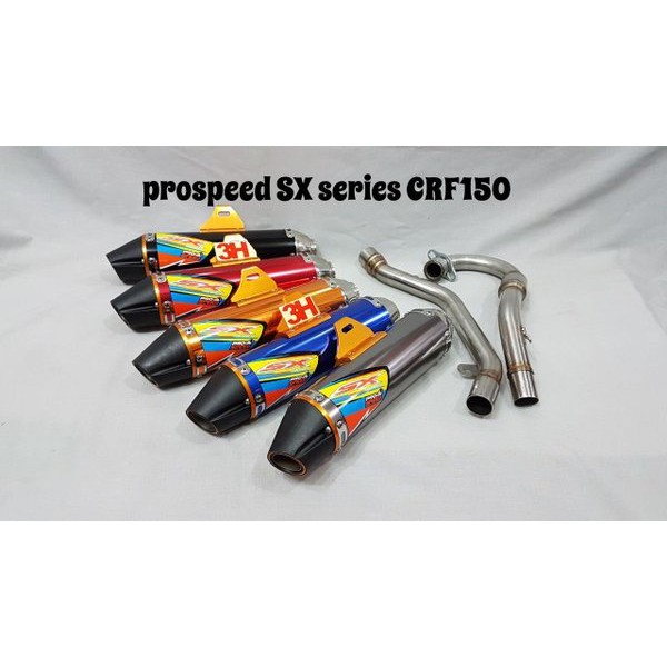 HONDA CRF 150 L 2017 2018 2019 2020 PROSPEED Racing SX Series Titan Slip On Full System Muffler