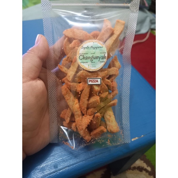 Basreng Pedas Daun Jeruk / Cemilan enak / Snack murah-Basreng Pizza