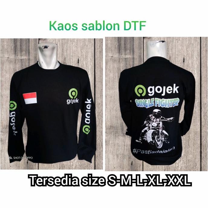 Kaos Lengan panjang Gojek