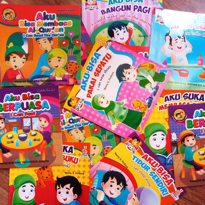 Jual Cerita Anak Bergambar Full Collor Dua Bahasa - Seri Aku Bisa ...